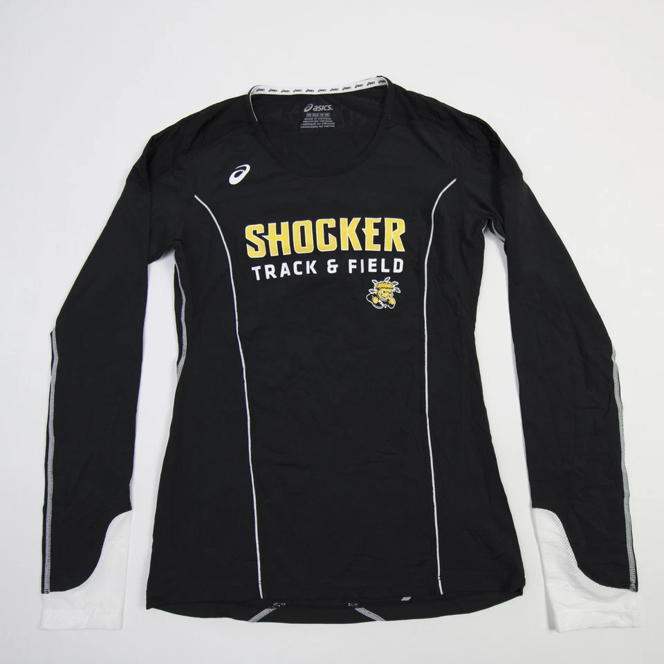 Wichita State Shockers Asics Compression Top Women's Black Used - Image 1 of 1