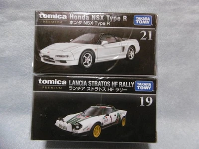 New Tomica Premium 19 Lancia Stratos HF Rally & 21 Honda NSX Type R Set of 2 - Image 1 of 4