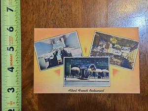 VINTAGE POSTCARD ALBERT FRENCH RESTAURANT NEW YORK CITY - Picture 1 of 2