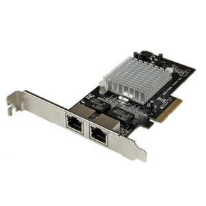 StarTech Dual Port PCI Express (PCIe x4) Gigabit Server Adapter Network Card - Picture 1 of 5