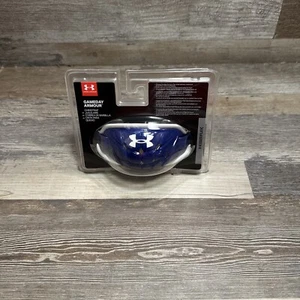 NEW Under Armour UA Gameday Flex Pro Helmet Chin Strap Royal Blue Black Mens - Picture 1 of 7