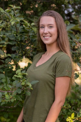 Camiseta feminina de viscose decote em V cânhamo e algodão orgânico XS-XXL - Imagem 1 de 4