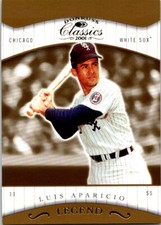 2001 Donruss Classics Luis Aparicio 0299/1755 Chicago White Sox #179