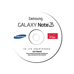 Manuale utente per smartphone Samsung Galaxy Note 3 SM-N900V Verizon su CD - Foto 1 di 12