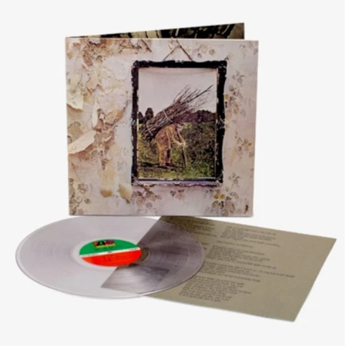 LED ZEPPELIN - IV 180G - CRYSTAL CLEAR DIAMOND VINYL LP - NEW - Image 1 of 1