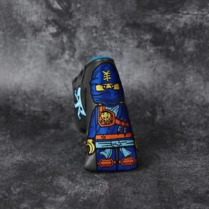 New Magnetic Ninja JAY Minifigure Blade Putter Headcover Fit Scotty Cameron - Picture 1 of 5