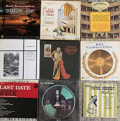 Lot (9) PIANO OPERA ORCHESTRA Vintage vinyl LP BOXSETs - LIBERACE WELK KAEMPFERT - Image 1 of 4