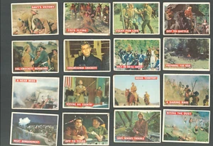 1956 TOPPS Walt Disney Davy Crockett Trading Cards 27 Orange Back cards - Alamo - Picture 1 of 4