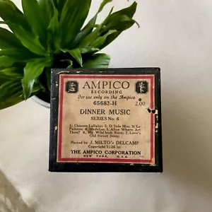 AMPICO 1926 65683-H Piano Roll DINNER MUSIC Series No. 6 - Picture 1 of 7