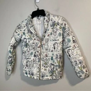 Chaqueta Abrigo Disney Princess Animators Light Puff Talla 5/6 - Imagen 1 de 6