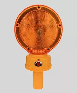 Luz de barricada ámbar BL2LHD con fotocélula 3VDC 2500 horas 2xD policarbonato - Imagen 1 de 3