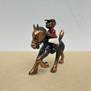 1935 K&O Kronheim & Oldenbusch Brass Horse and Jockey Figurine Kentucky Derby - Picture 1 of 11