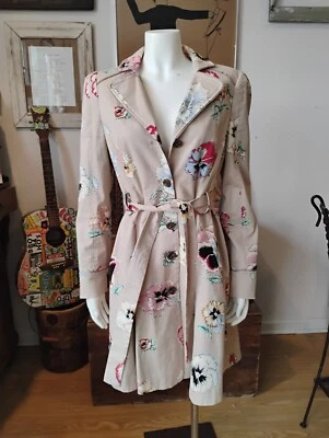 Gabardina corsé Anthropologie Elevenses Pansy Pretty Little Liars Glee talla 8 Foto 1 de 4