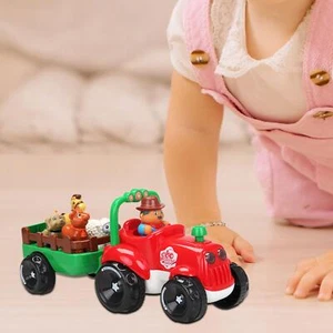 Farm Tractor Toy with Music and Sound Farmer and Animals for Girls Boys Kids - Picture 1 of 7