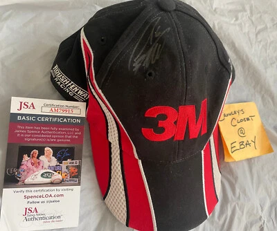Greg "Biff" Biffle Firmado 3M ROUSH-FENWAY Racing Chase Auténtico Gorra Nascar certificado de autenticidad JSA Foto 1 de 4