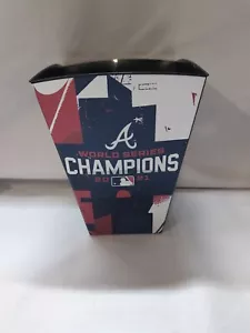 Cubo palomitas Atlanta Braves Serie Mundial 2021 de Truist Park envío gratuito - Imagen 1 de 8