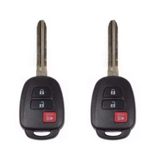 2 Replacement for Toyota Tacoma 15 16 17 18 19 20 2021 Remote Key Fob HYQ12BDP H - Picture 1 of 5