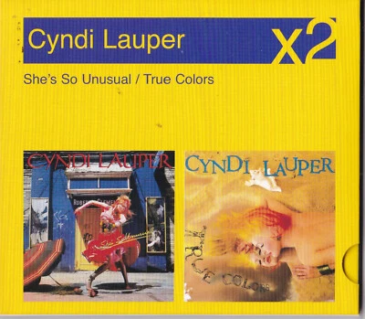 Cyndi Lauper -She's So Unusual / True Colors- 2xCD (Discbox Slider) near mint - Bild 1 von 2