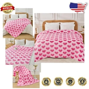 Versatile Hot Pink King Flannel Blanket - The Ultimate Gift for Every Occasion - Picture 1 of 10