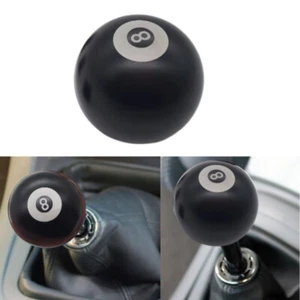 Car Manual Round Ball Gear Stick Shift Knob Shifter Head Shift Black No. 8 - Picture 1 of 5