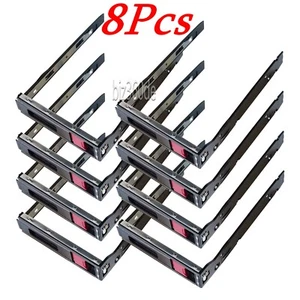 8 cadres de montage pour disque dur SAS/SATA HPE HP LFF (3,5") pour Gen10/10+/Gen11 - 774026-001 - Photo 1/7