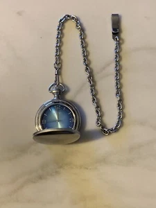 RELIC FOLIO Pocket Watch/BLUE MULTI FACE/ HEAVY 13” Chain - Picture 1 of 8