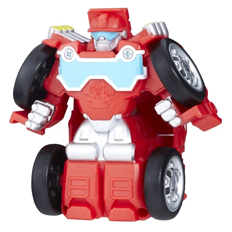 Playskool Transformers Heatwave the Fire-Bot Flip Racers Hero Rescue Bots Robot Cover