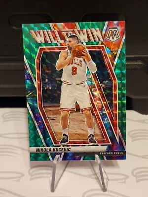 2020-21 Panini Mosaic Basketball Nikola Vucevic #17 Will To Win Green Mosaic - Image 1 of 2