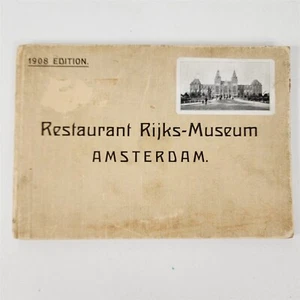 Antique Rijks Museum Amsterdam 1908 Catalog Paintings Advertising Hardcover - Picture 1 of 8