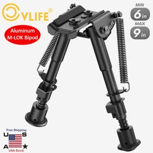 CVLIFE 6" to 9" Rifle Bipod Directly Attach to the M-LOK Rail, No Need Adapter - Picture 1 of 9