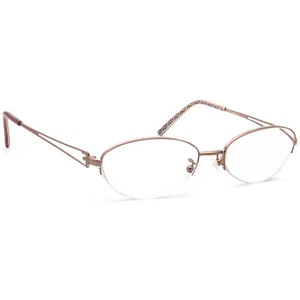 Fendi Women's Eyeglasses F616RI 688 Brown Half Rim Metal Frame Italy 52[]17 135 - Picture 1 of 5