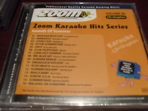 ZOOM KARAOKE HITS SERIES ZKH20 SOUNDS OF SUMMER CD+G 16 TRACKS - Imagen 1 de 1