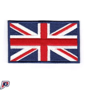 United Kingdom UK of Great Britain Embroidered Country Flag Iron On Patch Team - Picture 1 of 1