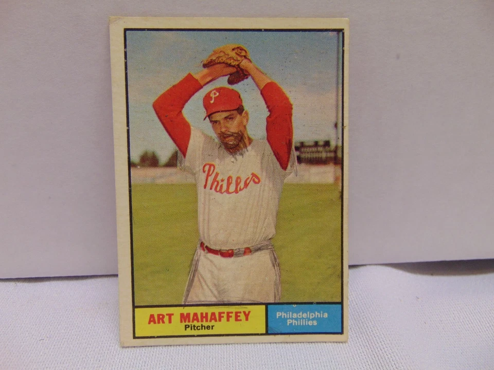 1961 Topps Baseball Art Mahaffey Baseball Card #433 Philadelphia Phillies - Image 1 of 2