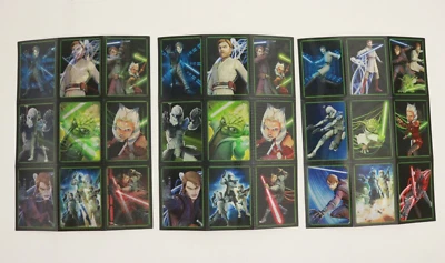 Lote 4 Cajas De Colección Tarjetas de San Valentín Lenticulares Star Wars 108 cartas Foto 1 de 4