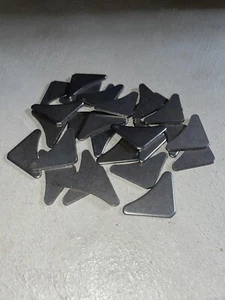 QTY. 100 FABRICATOR SOLID GUSSET, 1/8" THICK, WELD ON, ROCK CRAWLER,HOT ROD,21B - Picture 1 of 9