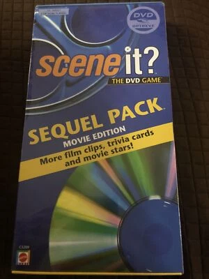 Scene It The DVD Game Movie Edition Game Pack / Trivia Cards New Factory Sealed - Image 1 of 2