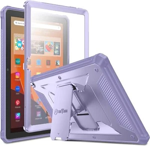Rugged Case for Amazon Fire HD 10 (13th Gen 2023) Hybrid Bumper Kickstand Cover - Picture 1 of 21