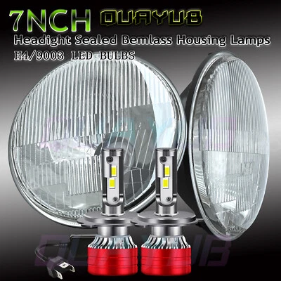 7inch LED Headlight Sealed Beam For Toyota Pickup 1979-81 FJ Cruiser 2007-14 - Image 1 of 4