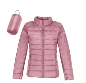 NEW, Women’s Pink Hooded Lightweight Puffer Jacket (S) - Picture 1 of 6