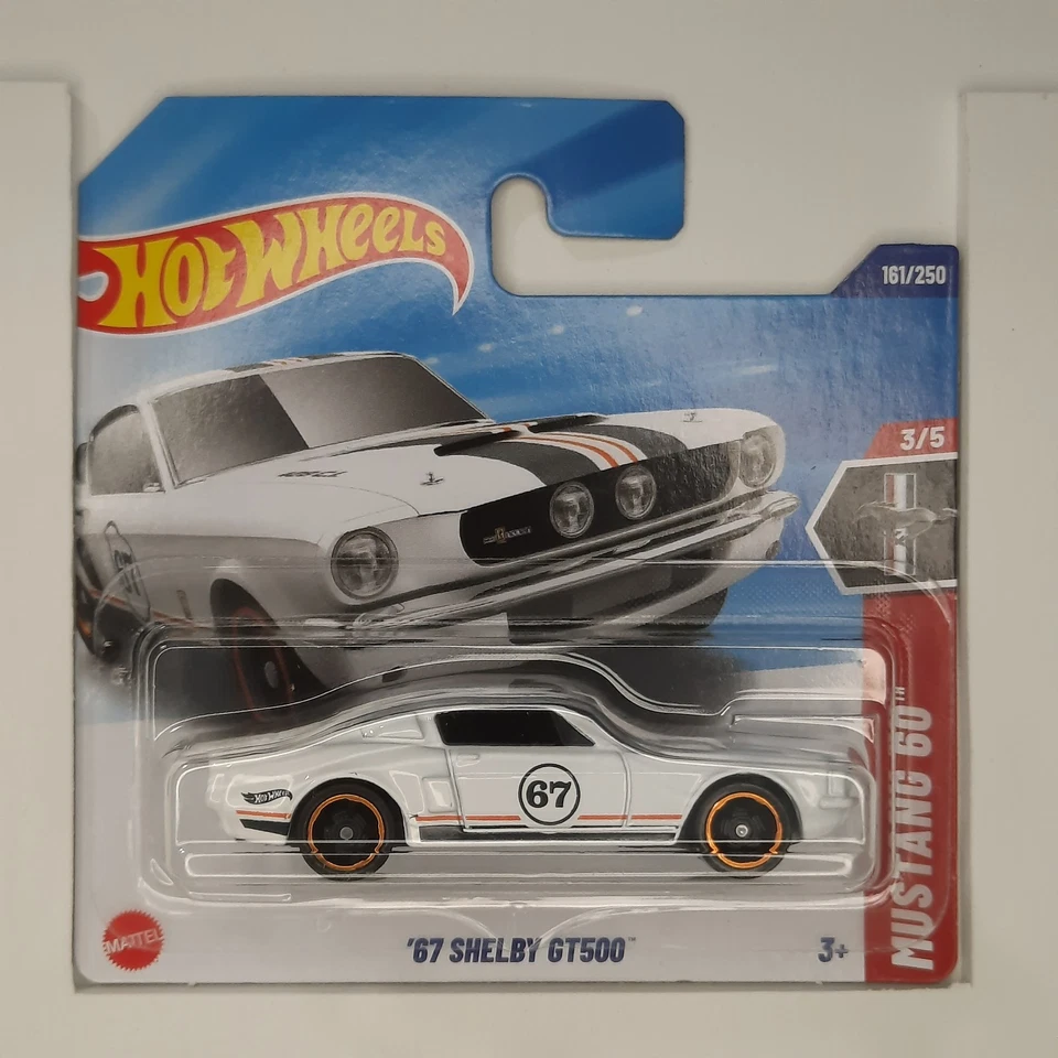 Hot Wheels Mattel 2025 '67 Shelby GT500 161/250 HW Mustang 60 3/5 - Immagine 1 di 1
