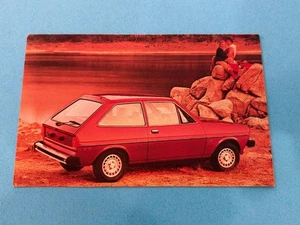 1978 Ford Fiesta Ghia 3-Türer Fließheck erstes Jahr Postkarte Händler Promo X - Bild 1 von 6