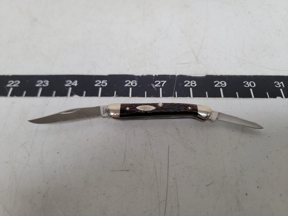 Vintage Case XX 62109X Baby Copperhead Pretty Redbone Knife 1976 - Image 1 of 4