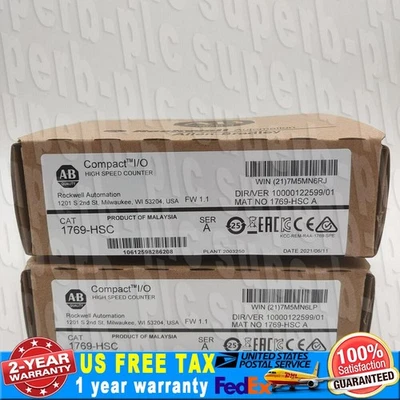 New Allen-Bradley AB 1769-HSC Ser B CompactLogix High-Speed Module 1769HSC - Image 1 of 3