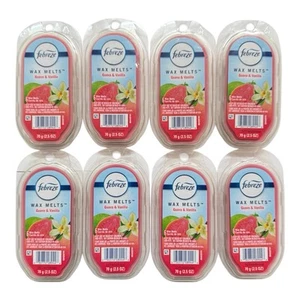 8 Pack Febreze Wax Melts Guava & Vanilla 2.5oz Red Air Refresher - Picture 1 of 2