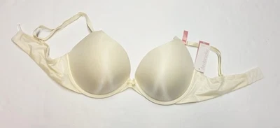 Sujetador Ambrielle Plunge Push Up Nuevo con Etiquetas $42 Talla 38D Marfil Prístino Foto 1 de 4