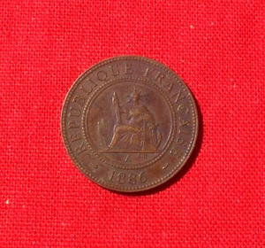 Indo - Chine - 1 C 1886 A ! - Picture 1 of 2