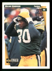 William Henderson - 1997 Collector's Choice #497 - Green Bay Packers - Picture 1 of 2