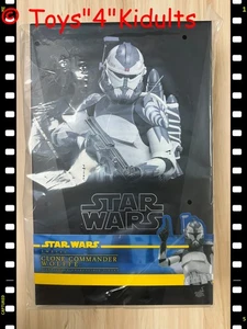 Hot Toys TMS141 Star Wars The Clone Wars Clone Commander Wolffe 1/6 Figure NEW - Picture 1 of 2