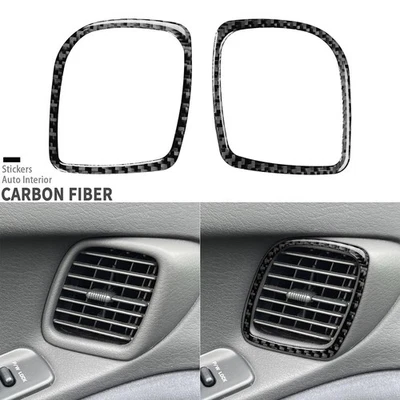 Real Carbon Fiber Interior Door Air Vent Outlet Cover For Nissan 300ZX 1989-1997 - Image 1 of 4